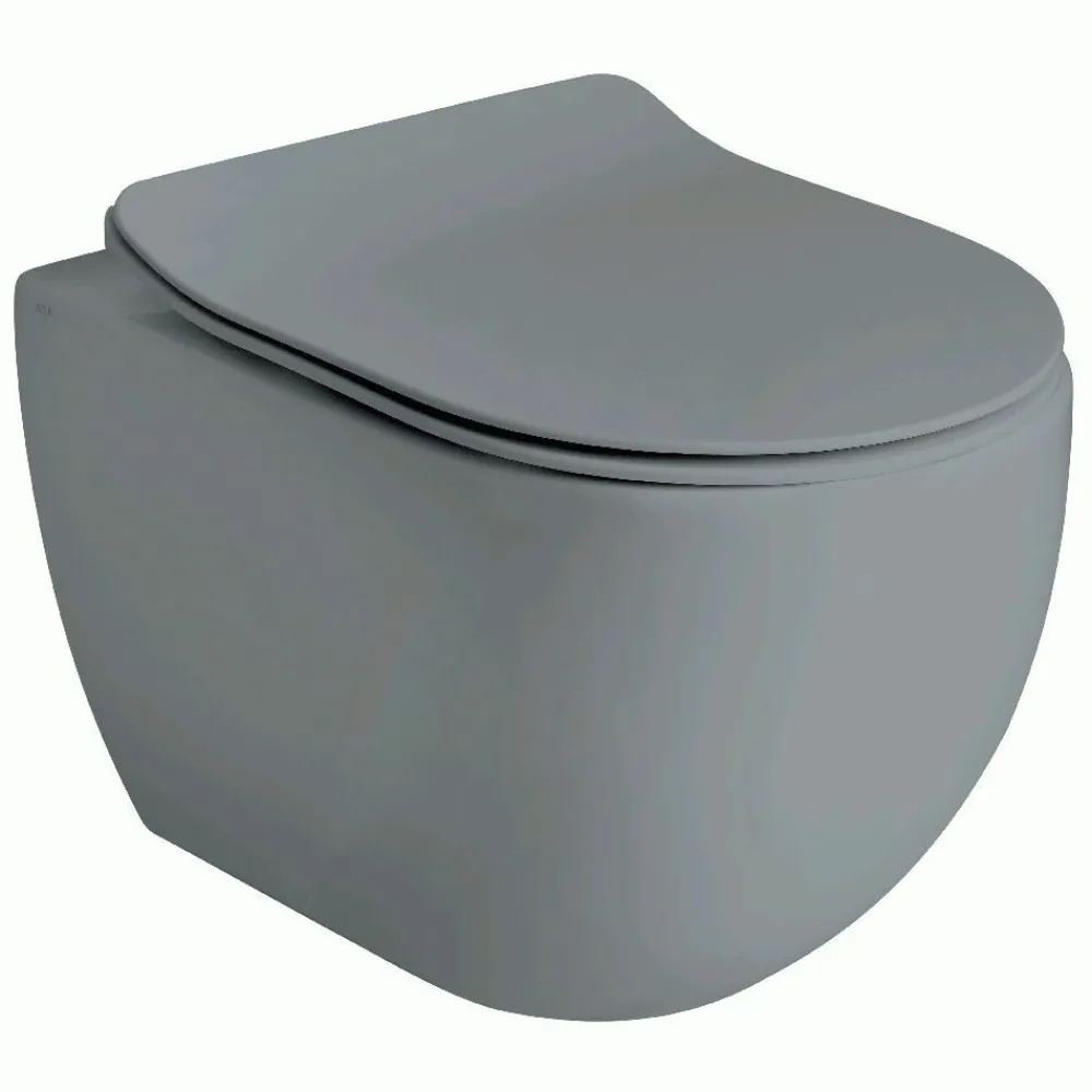 Clearance Seinä-WC-istuin Glomp Mini, huuhtelukaulukseton, matta, eri värejä Wc-Istuimet Ilman Huuhtelukaulusta