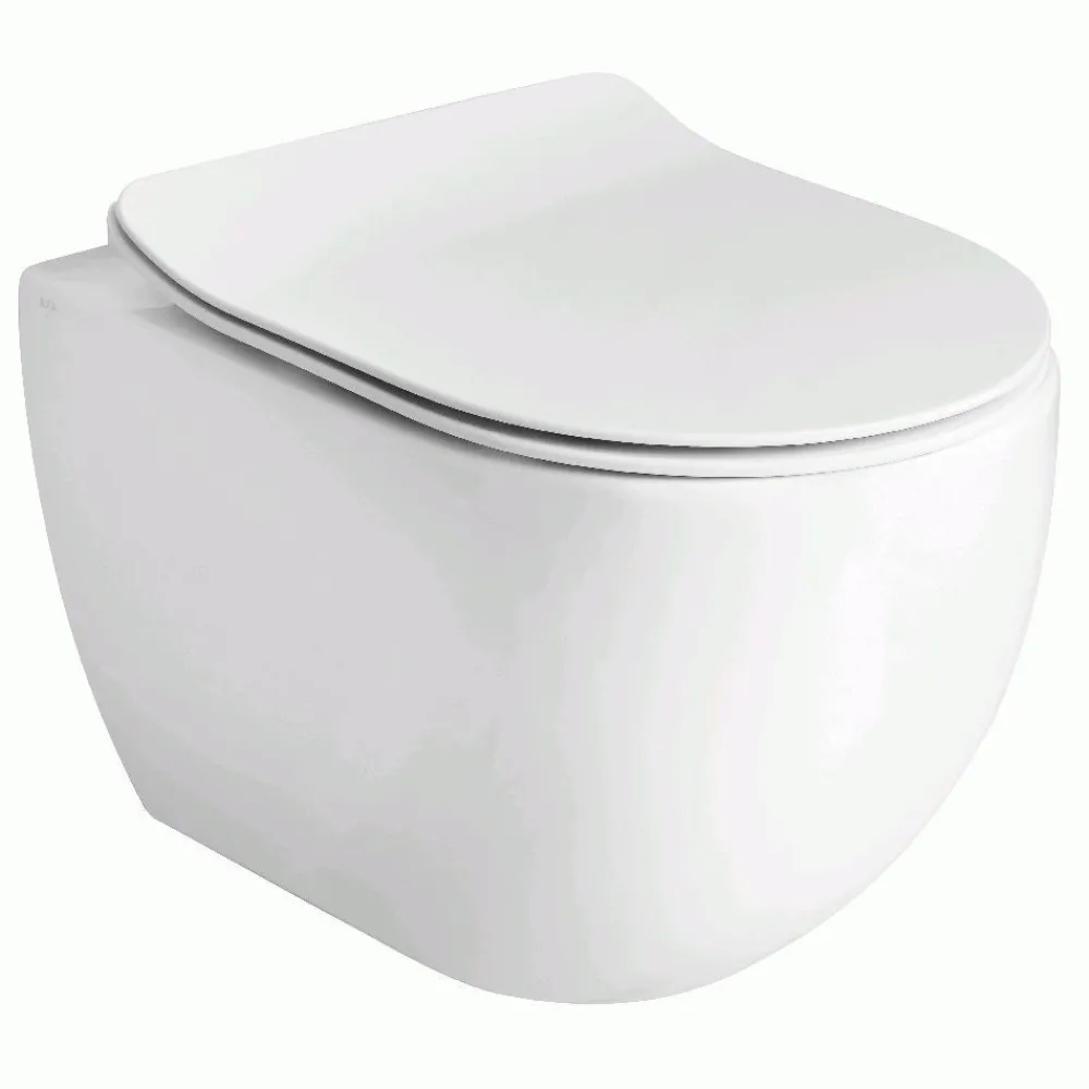 Clearance Seinä-WC-istuin Glomp Mini, huuhtelukaulukseton, matta, eri värejä Wc-Istuimet Ilman Huuhtelukaulusta