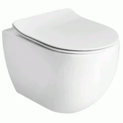 Seinä-WC-istuin Glomp Mini, huuhtelukaulukseton, valkoinen Wc-Istuimet Ilman Huuhtelukaulusta