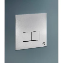 Outlet Seinä-WC:n huuhtelupainike Trimont XS, neliskulmainen, muovi, kiiltävä kromi Seinä-Wc