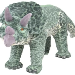 Seisova leludinosaurus Triceratops XXL plyysi vihreä*FinePRICE Online