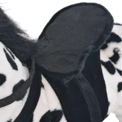 Seisova leluhevonen XXL plyysi musta ja valkoinen*FinePRICE New