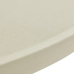 Seisovan pöydän päällyste 80cm kermanvärinen stretch 2kpl Keittiötekstiilit