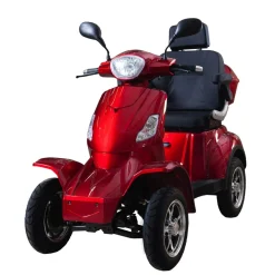 Senioriskootteri Kontio SilverFox Four 2.0 metallinpunainen*Kontio Motors Outlet