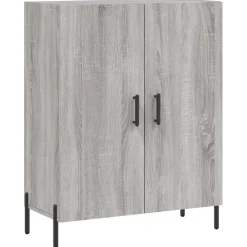 Best Senkki harmaa Sonoma 69,5x34x90 cm tekninen puu (27738) Senkit