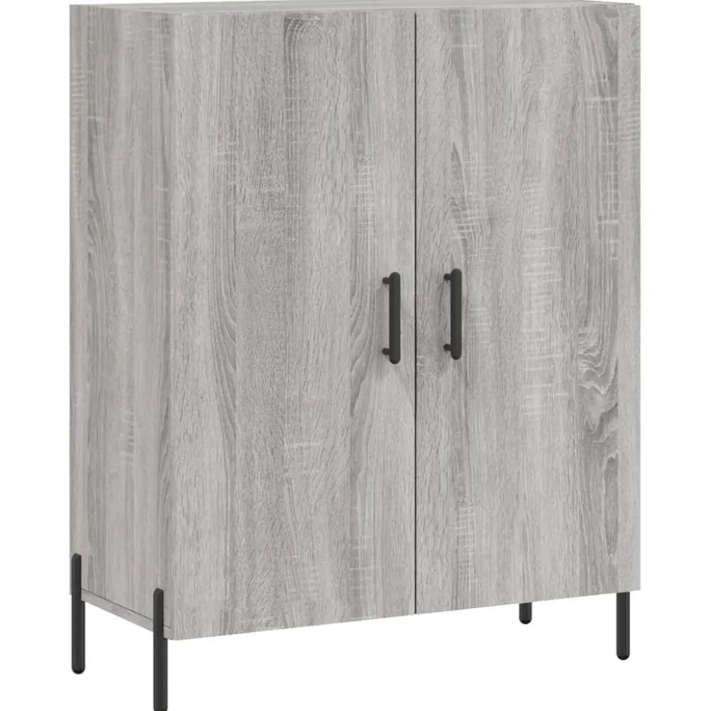 Best Senkki harmaa Sonoma 69,5x34x90 cm tekninen puu (27738) Senkit