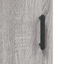 Best Senkki harmaa Sonoma 69,5x34x90 cm tekninen puu (27738) Senkit