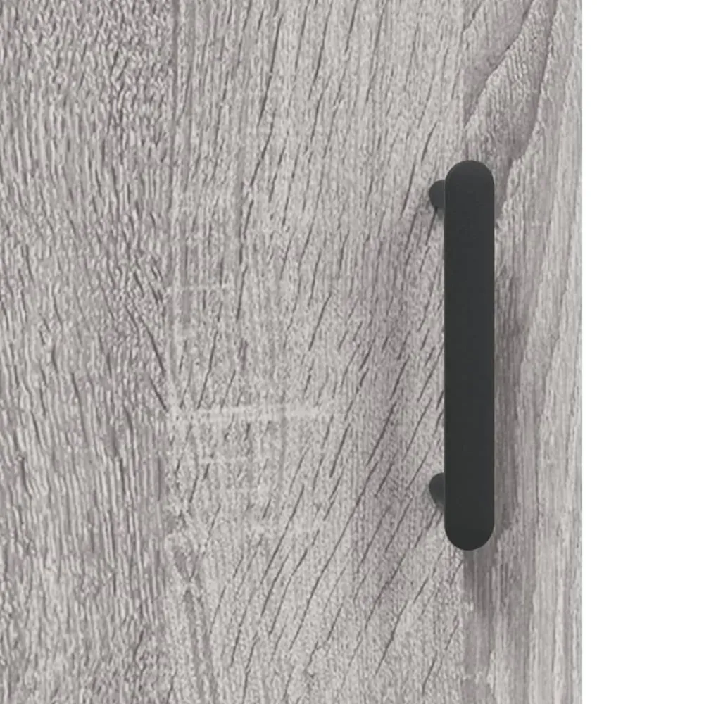 Best Senkki harmaa Sonoma 69,5x34x90 cm tekninen puu (27738) Senkit