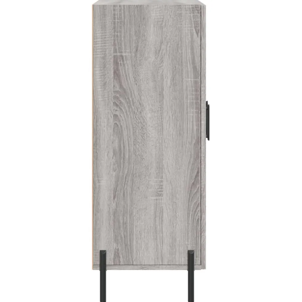 Best Senkki harmaa Sonoma 69,5x34x90 cm tekninen puu (27738) Senkit