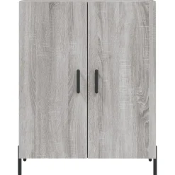 Best Senkki harmaa Sonoma 69,5x34x90 cm tekninen puu (27738) Senkit