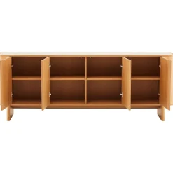 Best Senkki MORBEN 202,5x42xK75 cm, tammikoristeinen melamiini, beige Senkit