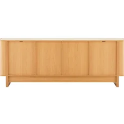 Best Senkki MORBEN 202,5x42xK75 cm, tammikoristeinen melamiini, beige Senkit