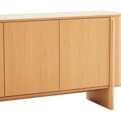 Best Senkki MORBEN 202,5x42xK75 cm, tammikoristeinen melamiini, beige Senkit