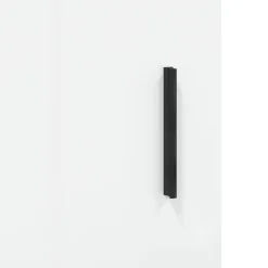 Senkki korkeakiilto valkoinen 69,5x34x90 cm tekninen puu (30214)*FinePRICE Clearance