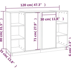Online Senkki mänty 120x35x80cm, eri värejä Senkit