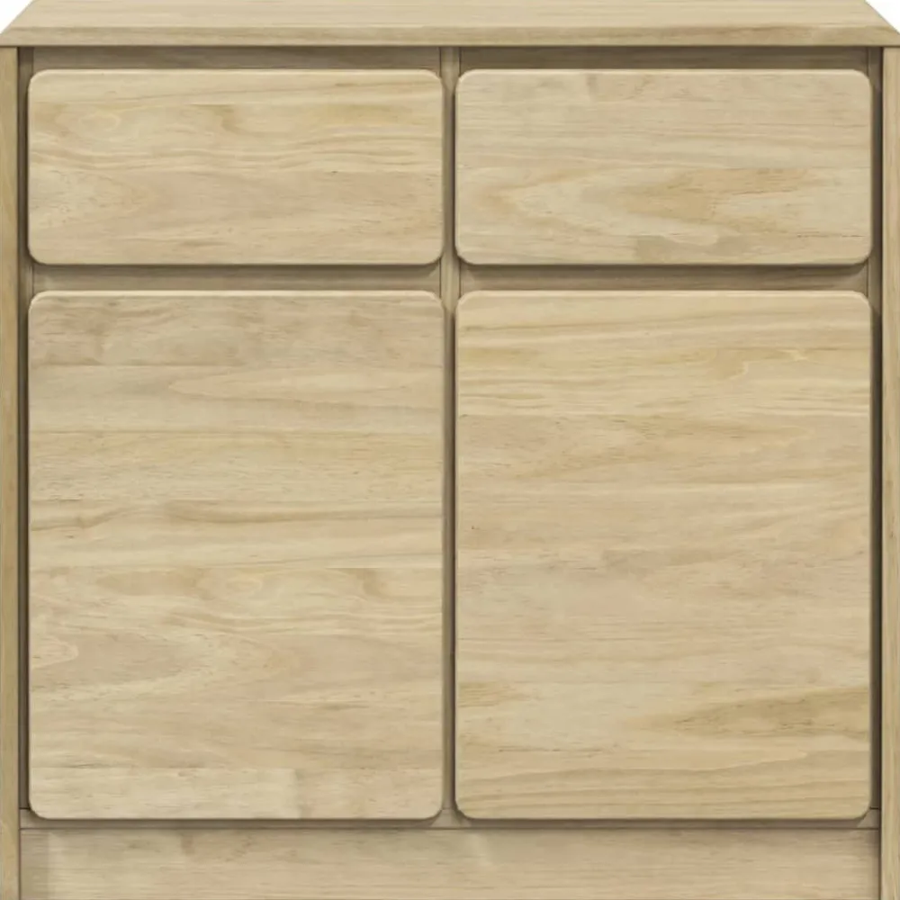 Senkki SAUDA tammenvärinen 80x43x75,5 cm täysi mänty (77600) Senkit