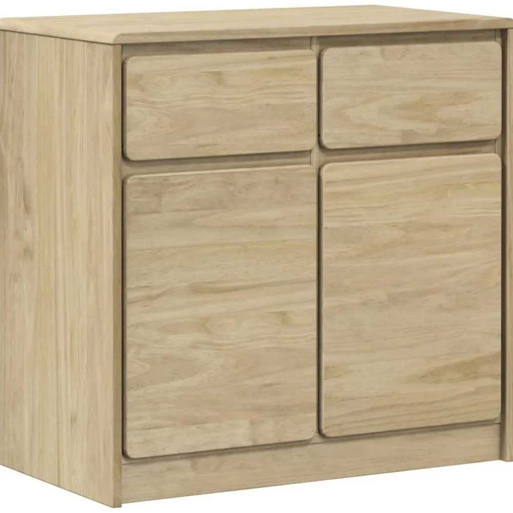 Senkki SAUDA tammenvärinen 80x43x75,5 cm täysi mänty (77600) Senkit