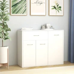 Senkki valkoinen 88x30x70 cm lastulevy*FinePRICE Sale