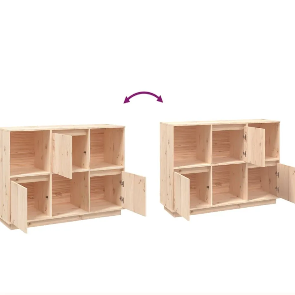 Outlet Senkki 110,5x35x80cm, mänty, eri värejä Senkit