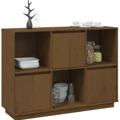 Outlet Senkki 110,5x35x80cm, mänty, eri värejä Senkit