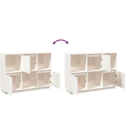 Outlet Senkki 110,5x35x80cm, mänty, eri värejä Senkit