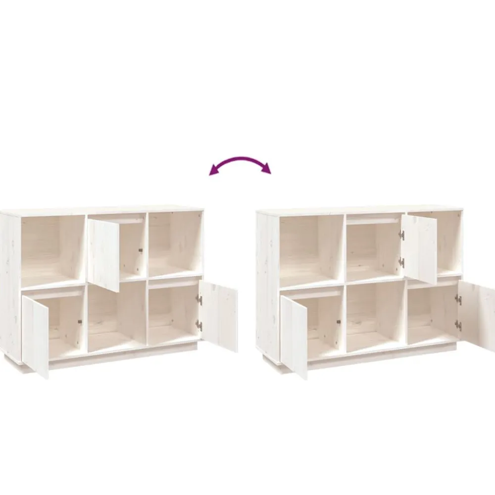 Outlet Senkki 110,5x35x80cm, mänty, eri värejä Senkit