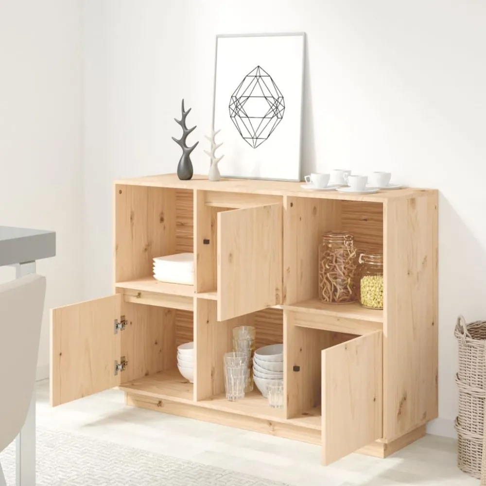 Outlet Senkki 110,5x35x80cm, mänty, eri värejä Senkit
