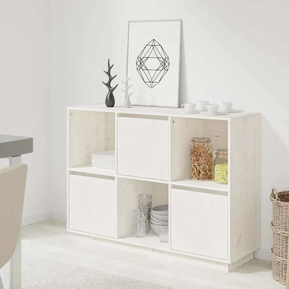 Outlet Senkki 110,5x35x80cm, mänty, eri värejä Senkit