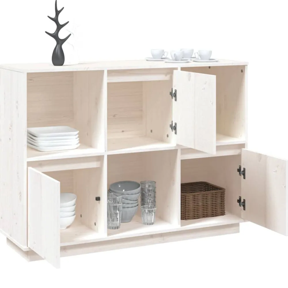 Outlet Senkki 110,5x35x80cm, mänty, eri värejä Senkit