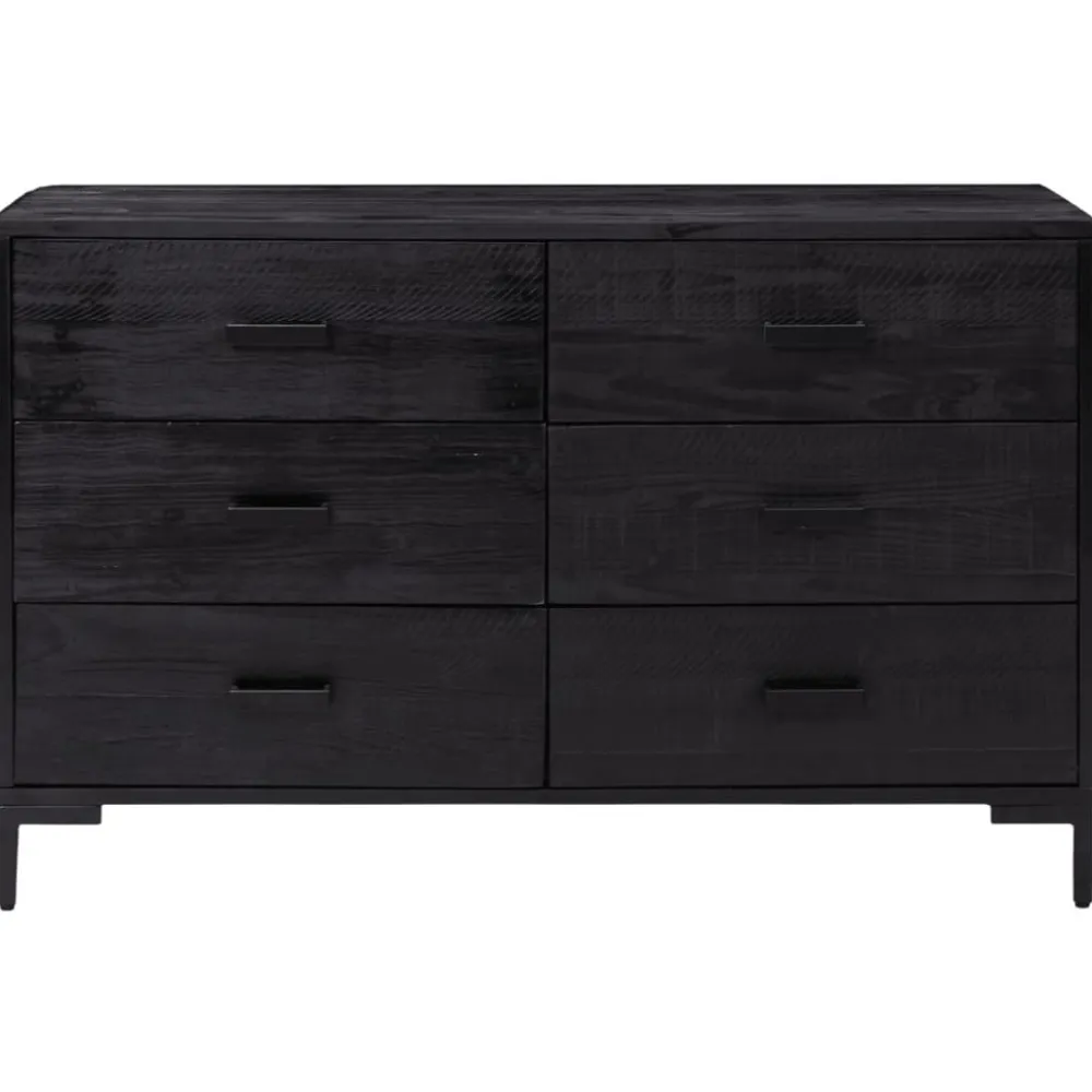 New Senkki 110x35x70 cm mänty musta Senkit