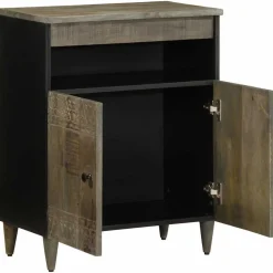 New Senkki 60x33x75 cm täysi mangopuu (17817) Senkit