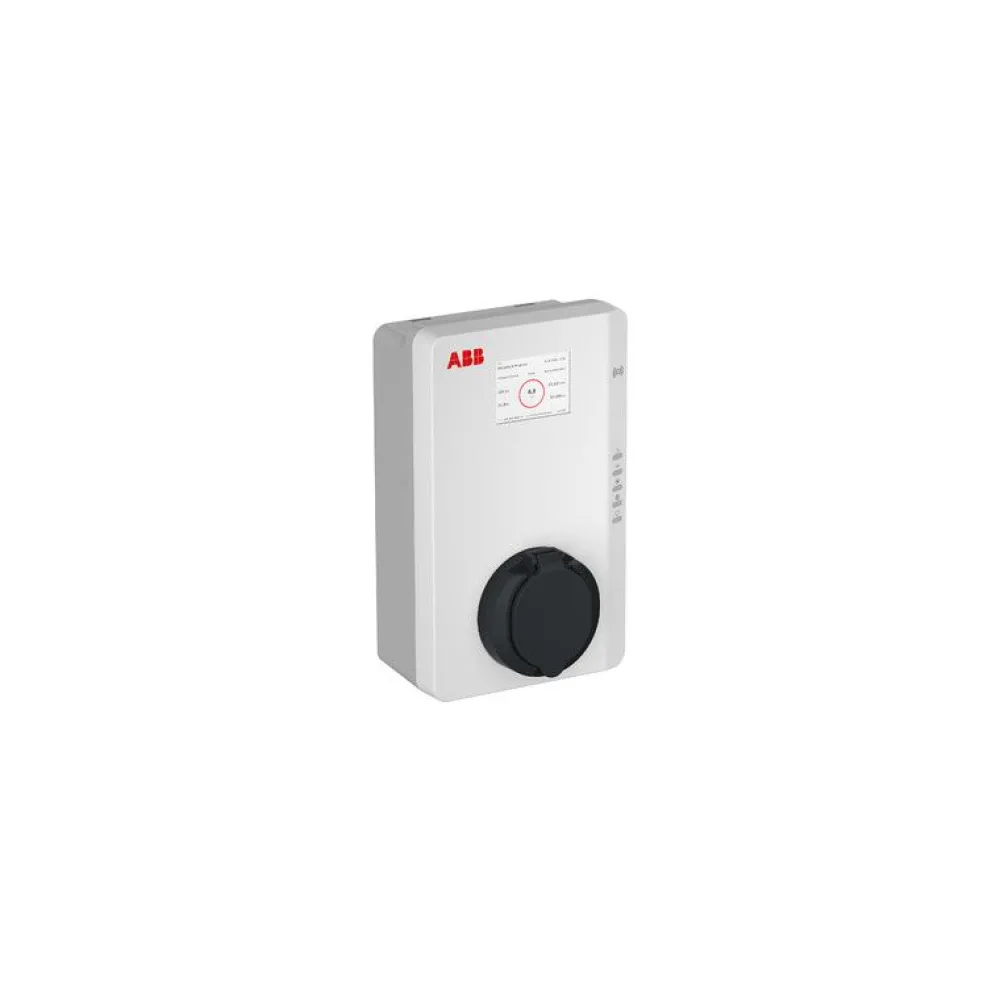 Sähköauton latausasema Terra AC W22-T-RD-MC-0 wallbox, Type2, 22kW(3x32A), MID sertifioitu näytöllä, RFID ja 4G*ABB Online
