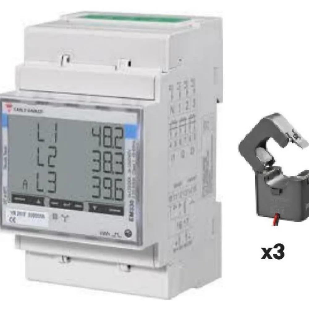 Sähköauton latausasemaohjain Energiamittari, dynaamista kuormanhallintaa varten, 3-vaihe, 250A asti*Wallbox Outlet