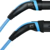 New Sähköauton latauskaapeli , Type2, 3-vaihe, 32A, 22kW, 2.5m kaapeli, sininen Sähköauton Latauskaapelit