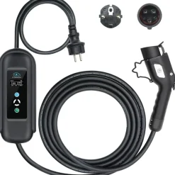 Sähköauton latauslaite EV, Type1, 1-vaihe, 16A, 3.7kW, 5m kaapeli*Motorwerk Online