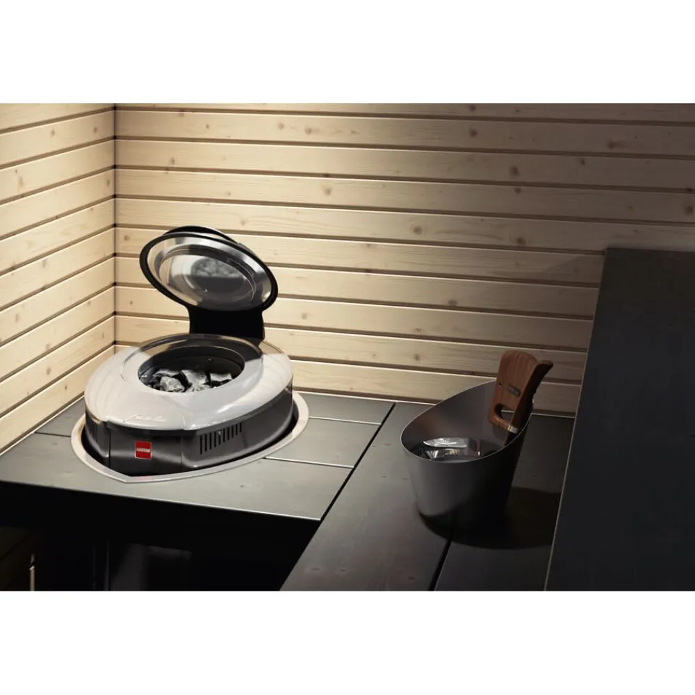 Sähkökiuas Aina Valmis Forte AFB6 6 kW 7-12 m³ erillinen ohjaus musta*Harvia Outlet