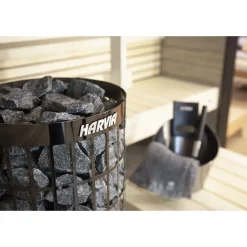Sähkökiuas Cilindro Xenio PC70XE Black Steel 7 kW 6-10 m³ erillinen ohjaus*Harvia Clearance