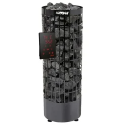 Sähkökiuas Cilindro Xenio PC90XE Black Steel 9 kW 8-14 m³ erillinen ohjaus*Harvia