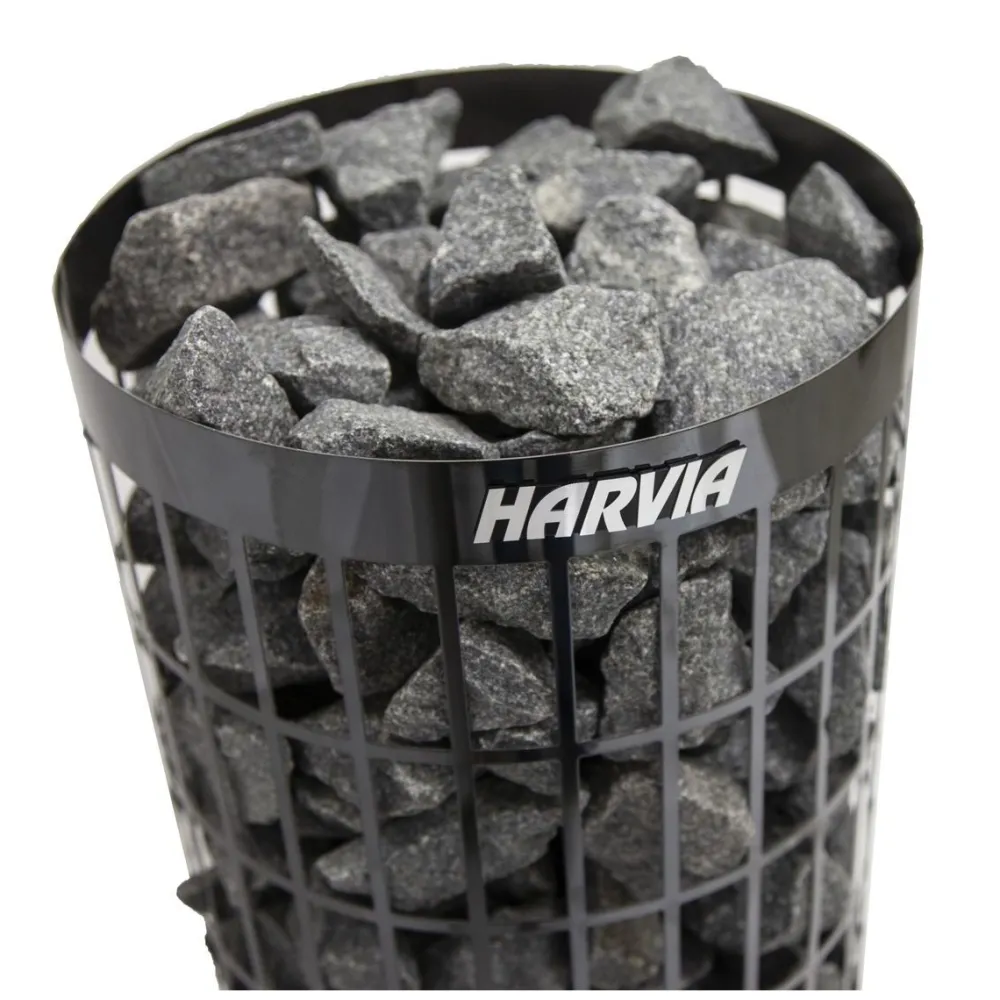 Sähkökiuas Cilindro Xenio PC90XE Black Steel 9 kW 8-14 m³ erillinen ohjaus*Harvia