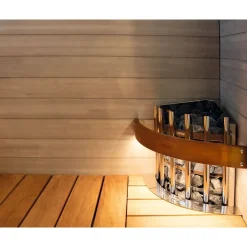 Sähkökiuas Glow Corner TRC90XE Steel 9 kW 8-14 m³ erillinen ohjaus*Harvia