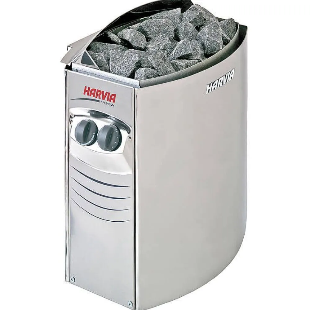 Clearance Sähkökiuas Vega BC80 8 kW 7-12 m³ kiinteä ohjaus Harvia-Kiukaat