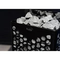 Sähkökiuas Hanko 80 STJ 8 kW 8-12 m³ kiinteä ohjaus musta*Helo Sale