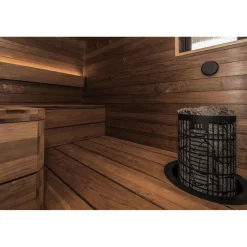 Sähkökiuas Tahko M 9,0 kW 8-15 m³ kiinteä ohjaus musta*Mondex Clearance