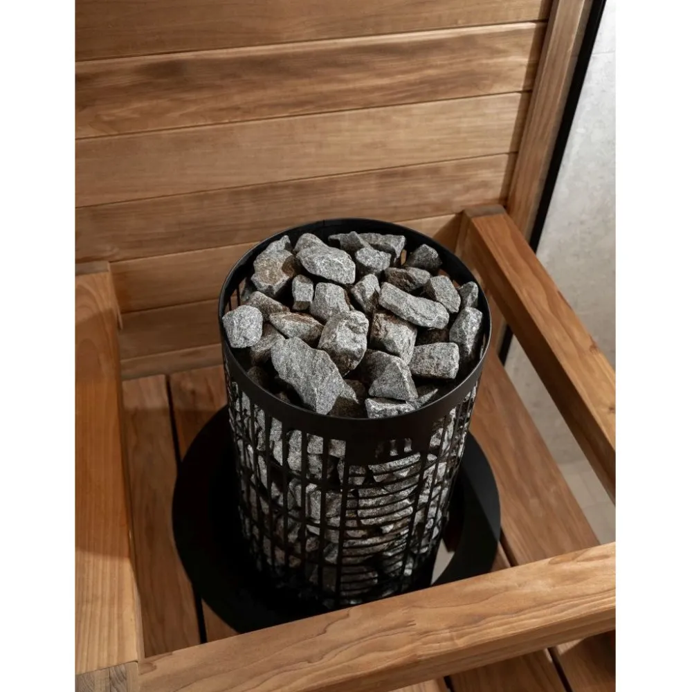 Sähkökiuas Tahko M 9,0 kW 8-15 m³ kiinteä ohjaus musta*Mondex Clearance