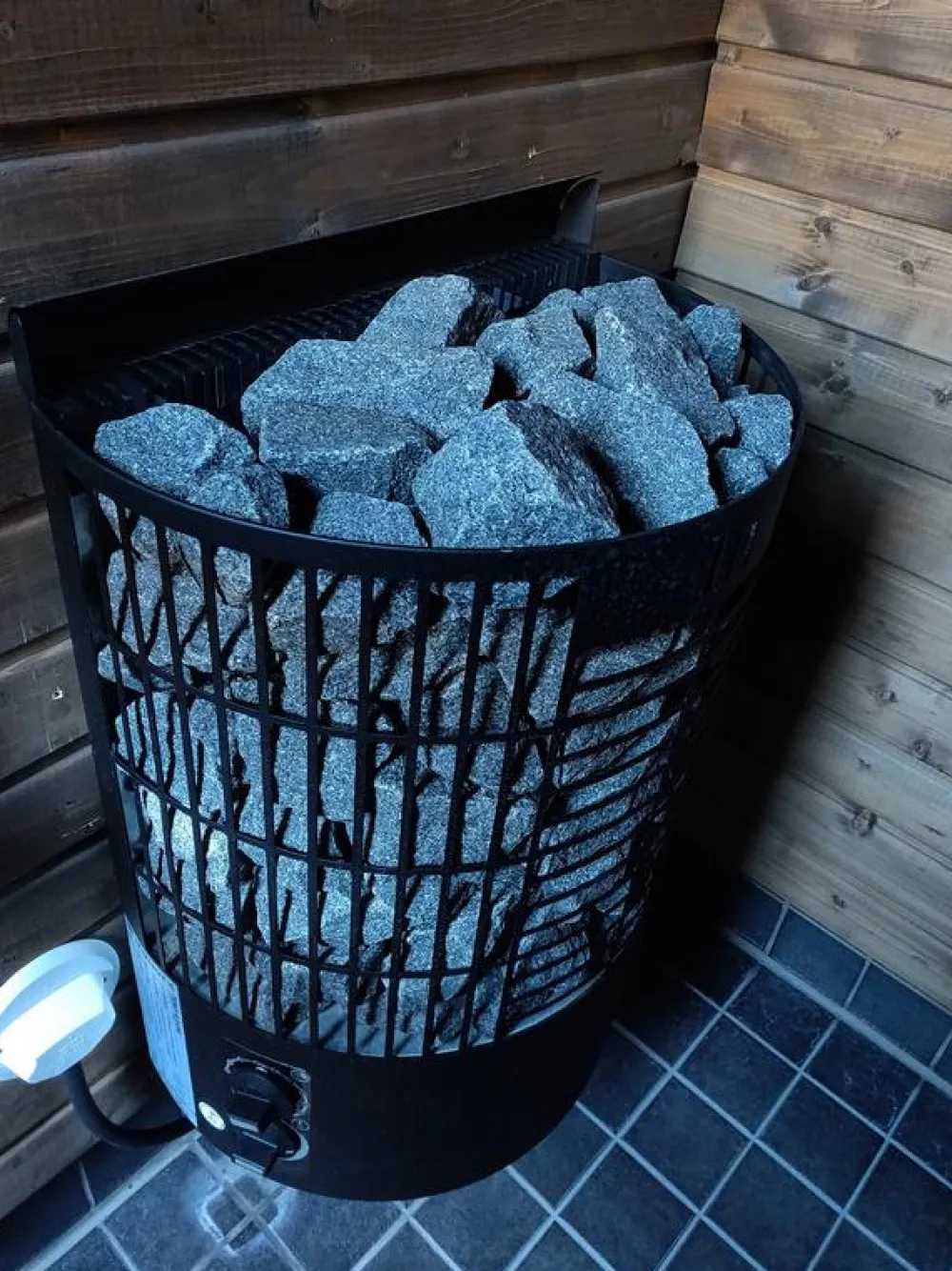 Sähkökiuas Teno M 9 kW 8-13 m³ kiinteä ohjaus musta*Mondex Discount