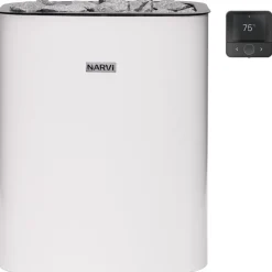 Outlet Sähkökiuas NC Electric Flow, erillinen ohjaus, eri vaihtoehtoja Sähkökiukaat