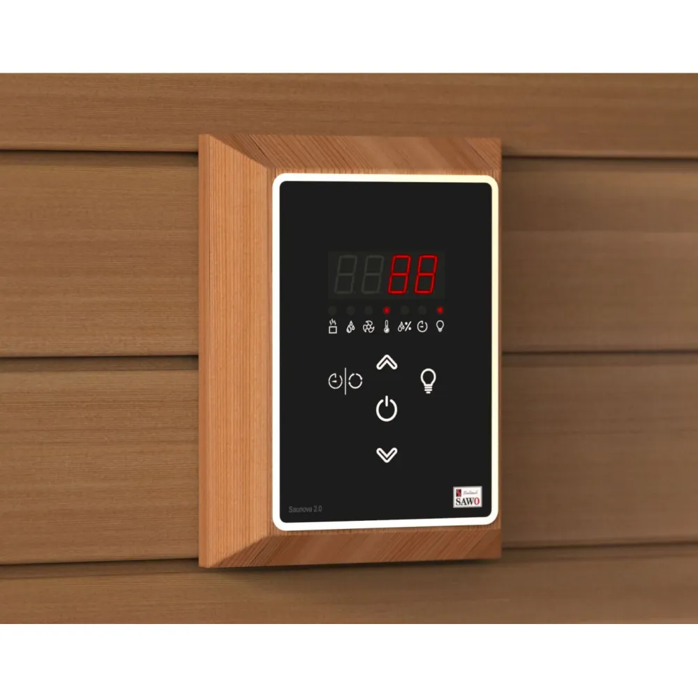 Outlet Sähkökiuas Aries Round Ni2 9 kW 8-13 m³ erillinen ohjaus Sähkökiukaat
