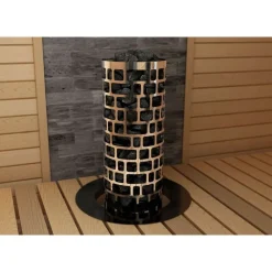 Outlet Sähkökiuas Aries Round Ni2 9 kW 8-13 m³ erillinen ohjaus Sähkökiukaat