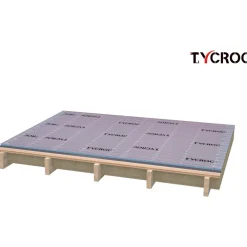 Sähkölämmityksen aluslevy UHP05 1200x600x20 mm alle ø7 mm kaapelille Vesikiertoinen Lattialämmitys|Xps-Eristeet