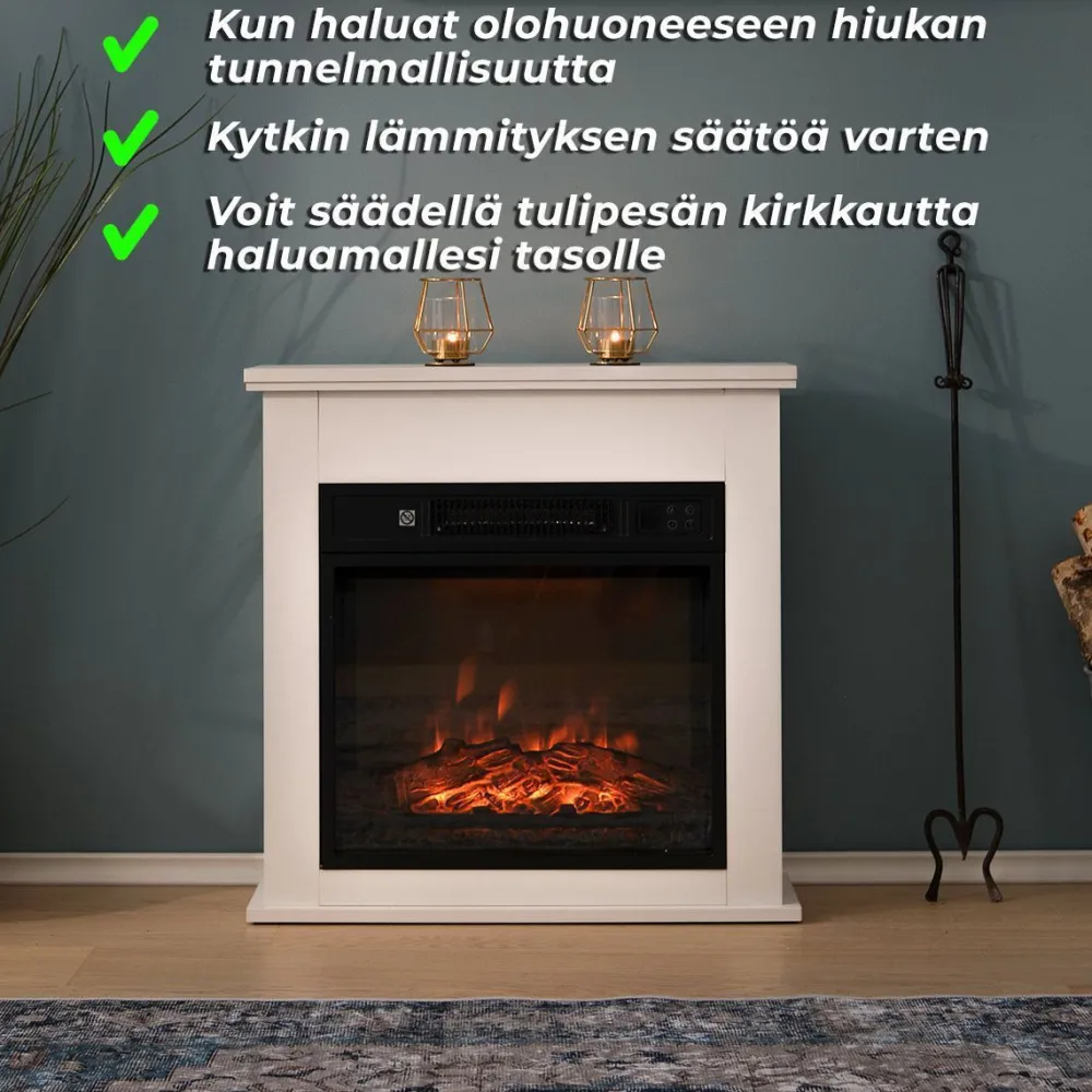 Best Sähkötakka S 2000 W valkoinen Sähkö- Ja Biotakat